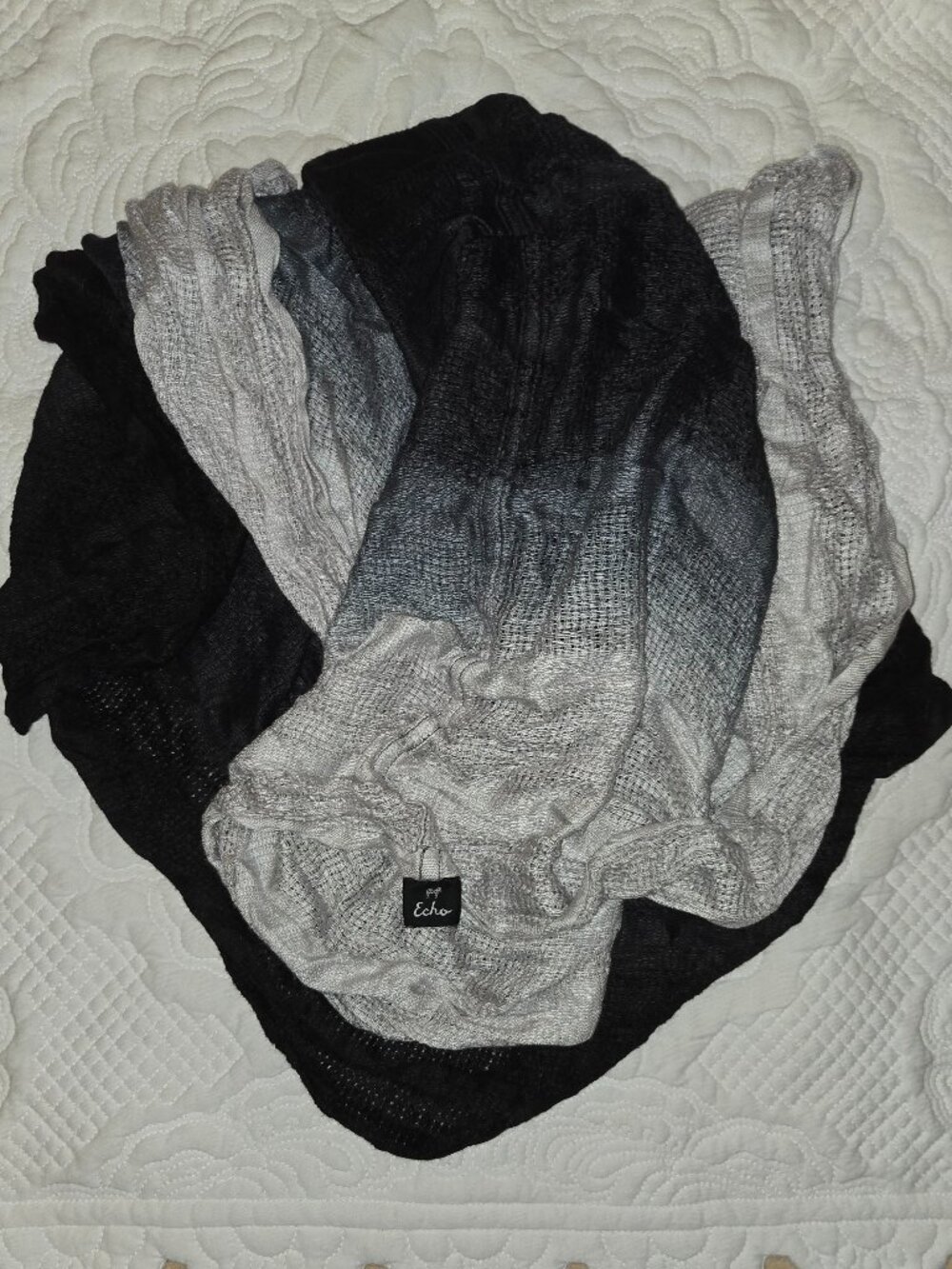 ECHO Ombré Textured Infinity Loop Scarf